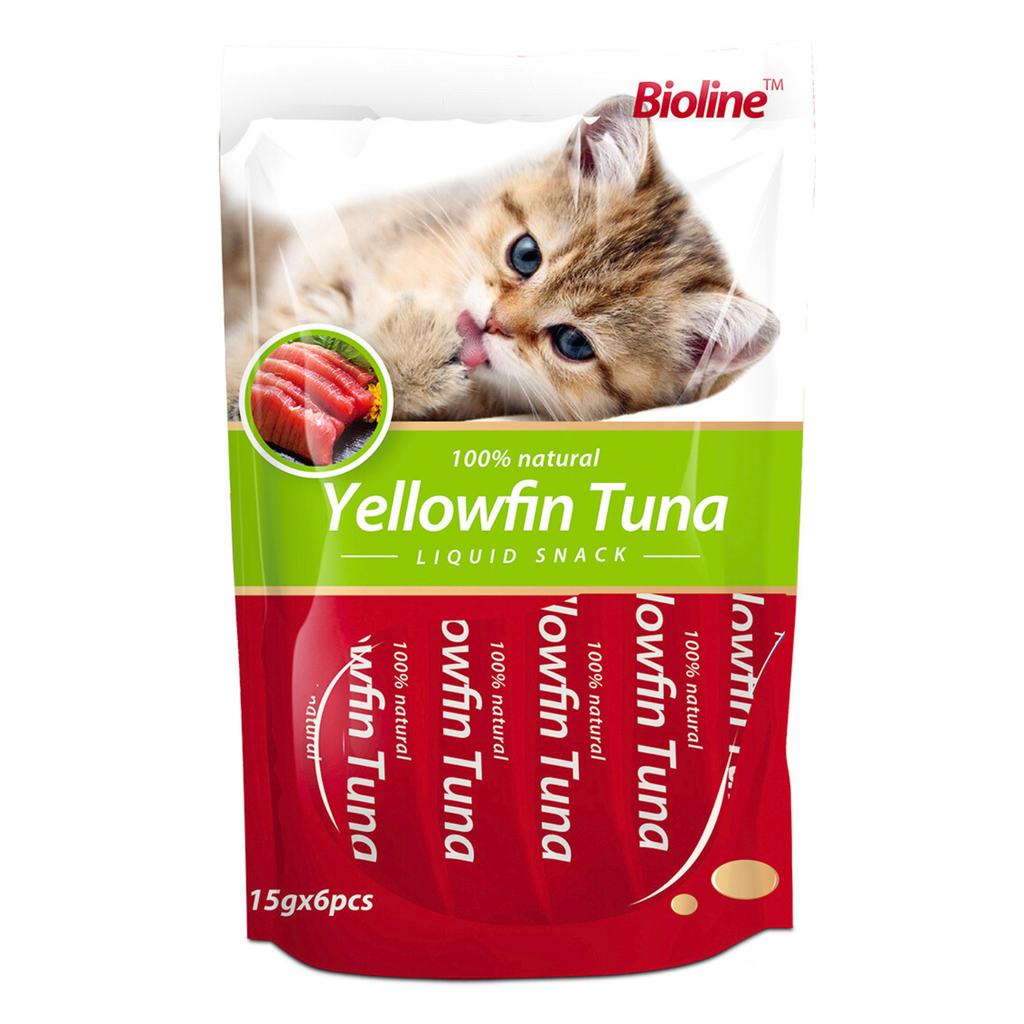 Bioline Cat Treats Yellowfin Tuna[Weight - 90g]