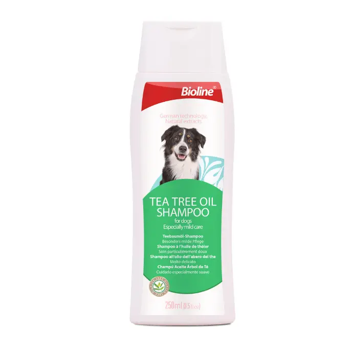 Bioline Tea Tree Oil Dog Shampoo-250ml [MOQ 3PCS]
