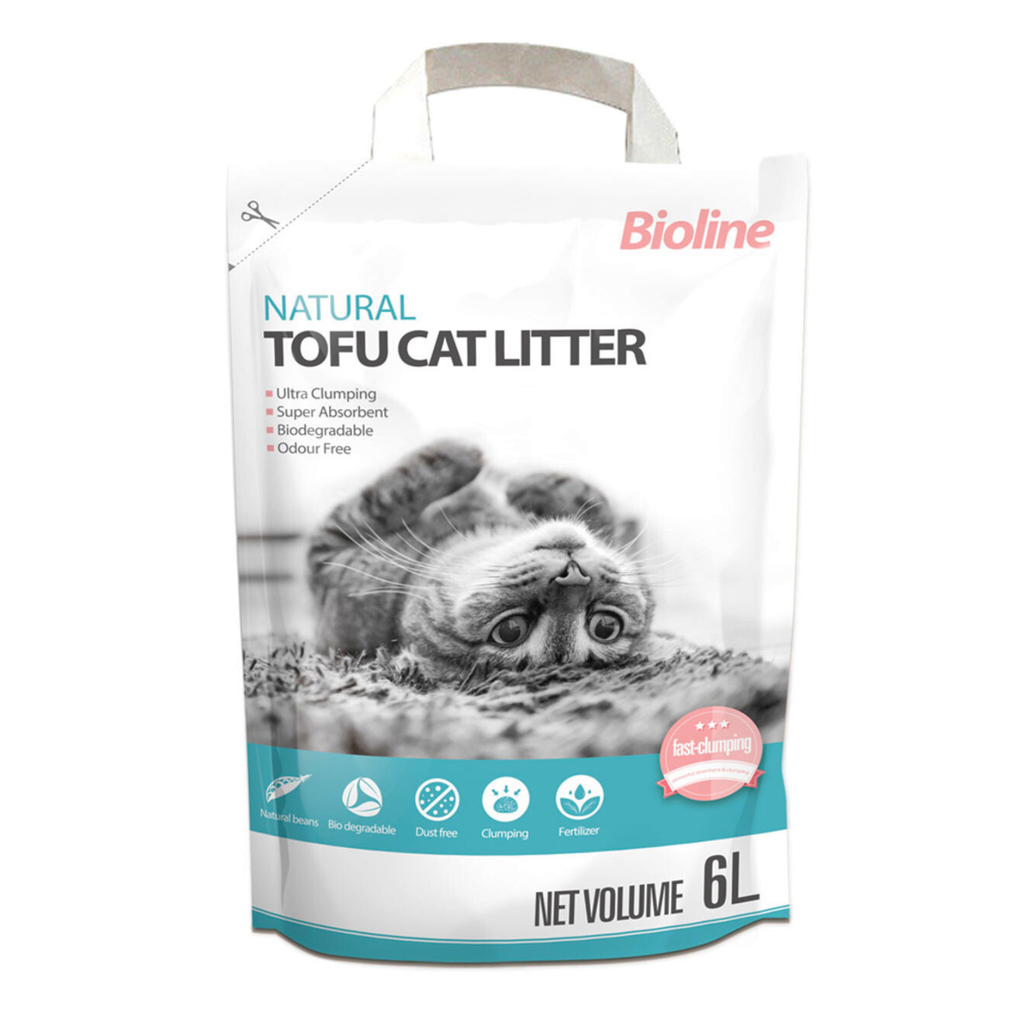 Bioline Tofu Cat Litter-Original 6L[Volume - 6L]