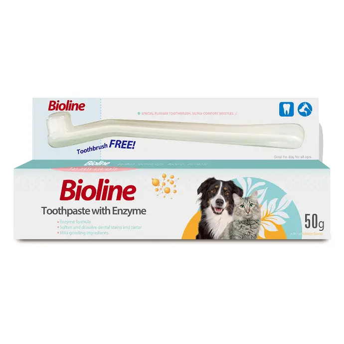 Bioline Toothpaste With Enzyme-[Weight - 50g]