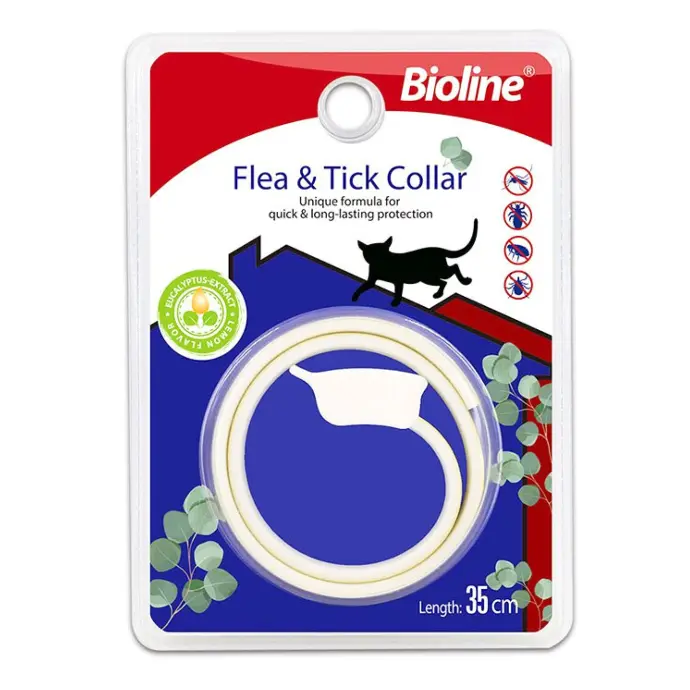 Bioline Flea and Tick Collar Cat  35cm[Flavor - Eucalyptus & Lemon]