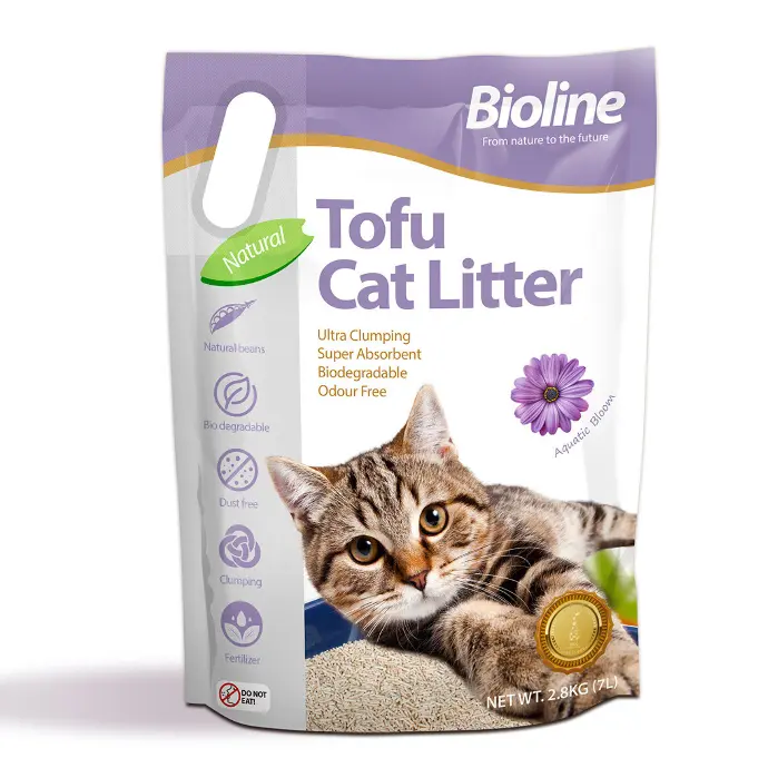 Bioline Tofu Cat Litter 7L - Aquatic Bloom Fragrance