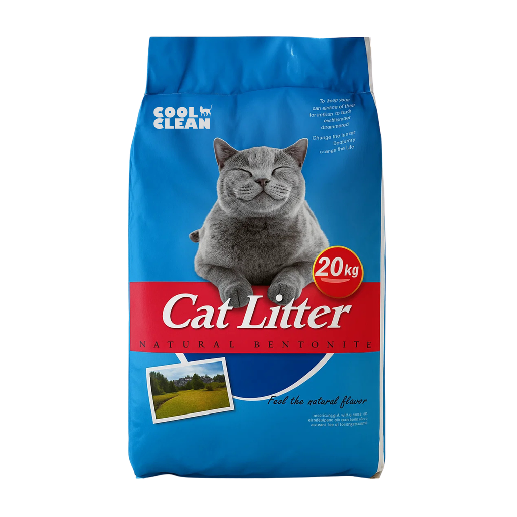 Cool Clean Clumping Cat Litter[Weight - 20Kg, Flavor - Mixed Flavour]
