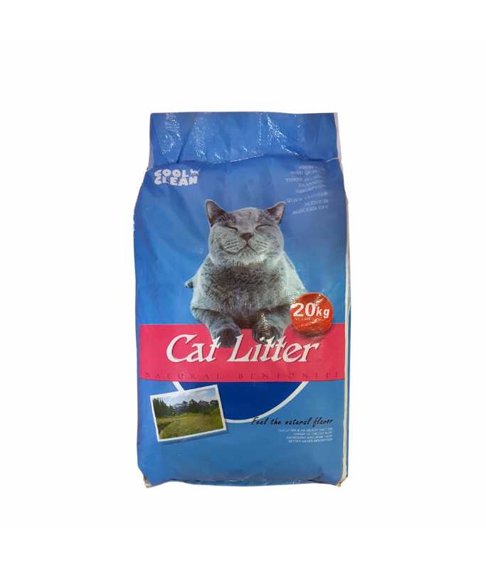 Cool Clean Clumping Cat Litter[Weight - 20Kg, Flavor - Mixed Flavour]