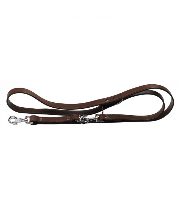 Ferplast VIP GA Bull Leather Dog Leash[Color - Brown, Dimension - 18mm x L 120-200cm]
