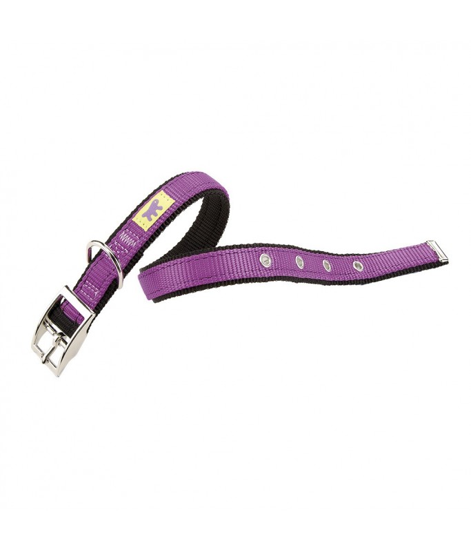 Ferplast Dual CF Collar[Color - Purple, Dimension - 35-43cm x 20mm]