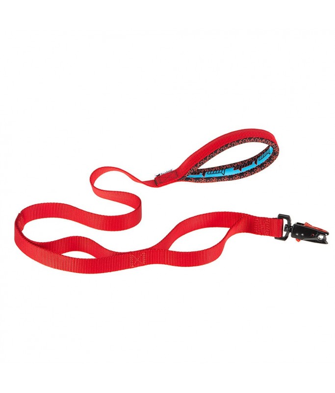 Ferplast Daytona Matic G Dog Lead Complete With Automatic Carabiner[Color - Red, Dimension - 15mm x L 120cm]