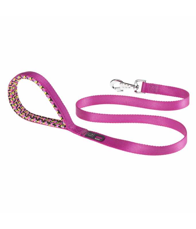 Ferplast Daytona Fantasy G Nylon Dog Leash With Soft Grip[Color - Purple, Dimension - 20mm x L 120cm]