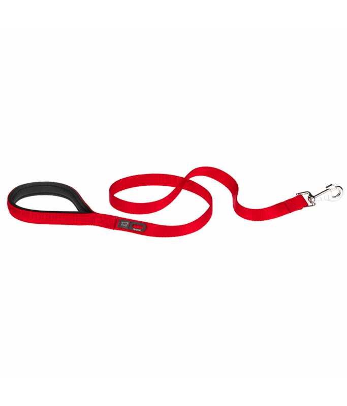 Ferplast Daytona G Nylon Dog Leash[Color - Red, Dimension - 25mm x L 120cm]