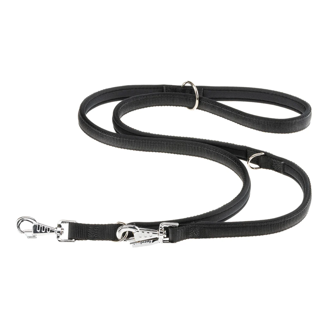 Ferplast Daytona GA Nylon Dog Leash[Color - Black, Dimension - 20mm x L 200cm]