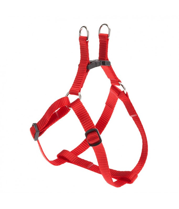 Ferplast Easy P Harness[Color - RED, Dimension - 33-46.5cm x 10mm]