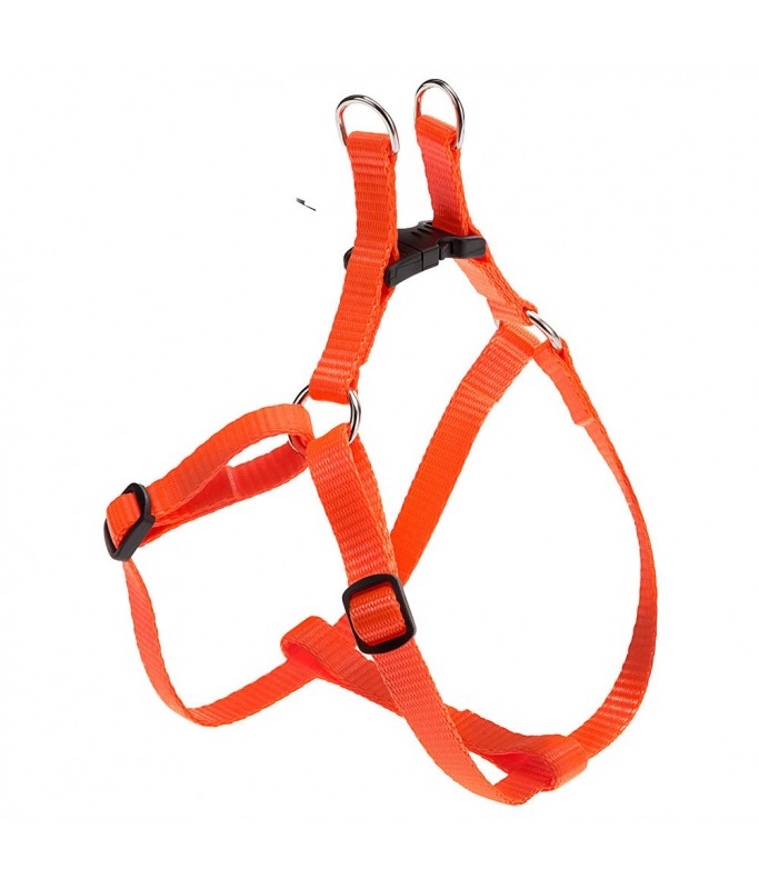 Ferplast Easy P Harness[Color - Orange, Dimension - 35-53cm x 10mm]