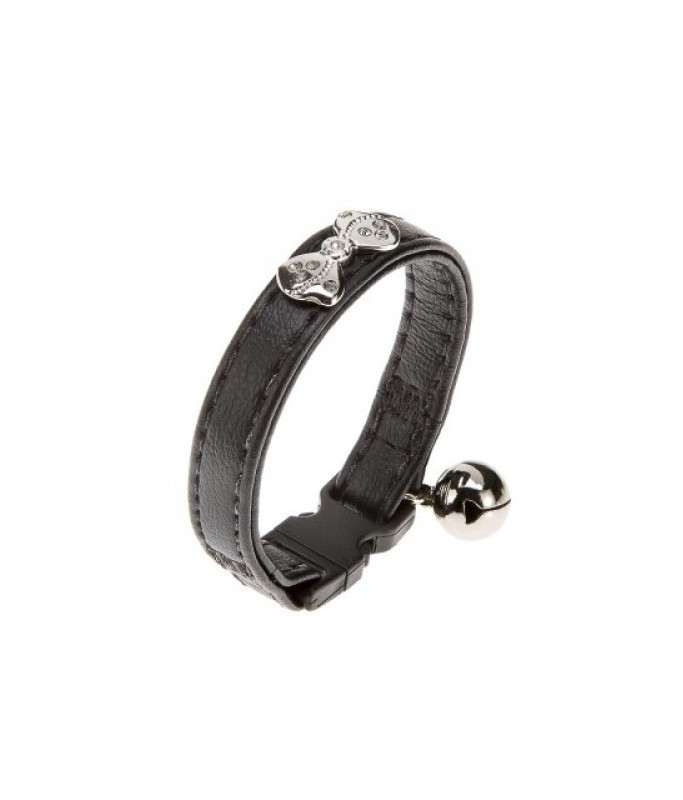 Ferplast Joy Dog Collar-35cmx20mm[Color - Black, Dimension - 35cmx20mm]