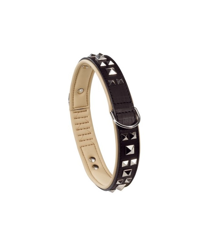 Ferplast Giotto Luxor Collar-Black C30-58-102[Color - Black, Dimension - 30-34cmx20mm]