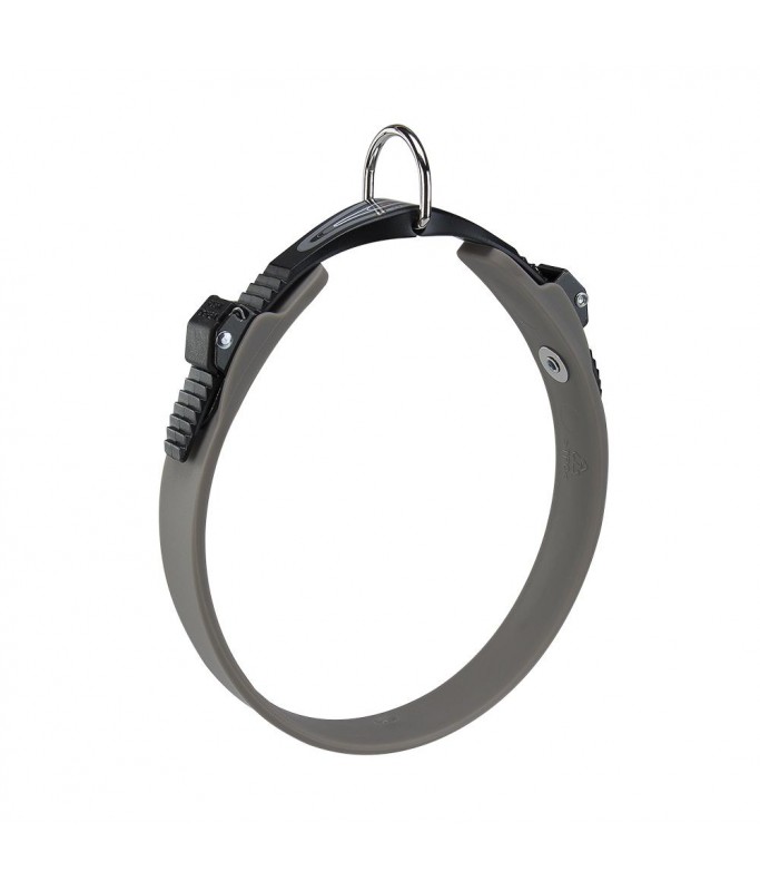 Ferplast Ergoflex C22-42 Collar Green-106[Color - Grey, Dimension - 52-60cmx28mm]