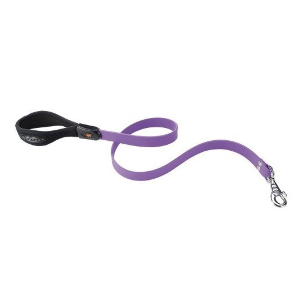 Ferplast Ergoflex G Techno - rubber Dog Leash[Color - Purple, Dimension - 25mm x L 110cm]