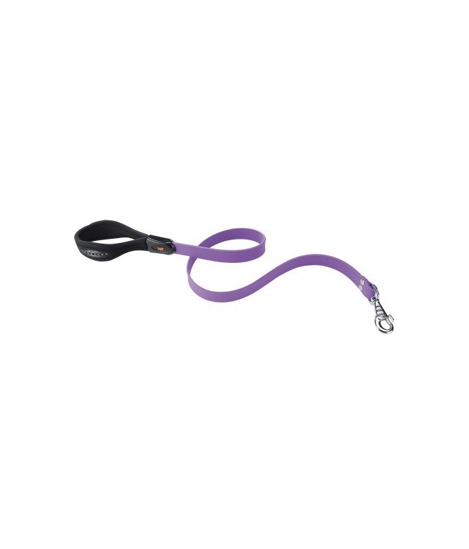 Ferplast Ergoflex G Techno - rubber Dog Leash[Color - Purple, Dimension - 25mm x L 55cm]
