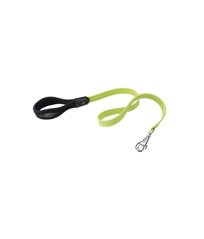 Ferplast Ergoflex G Techno - rubber Dog Leash[Color - Green, Dimension - 25mm x L 55cm]