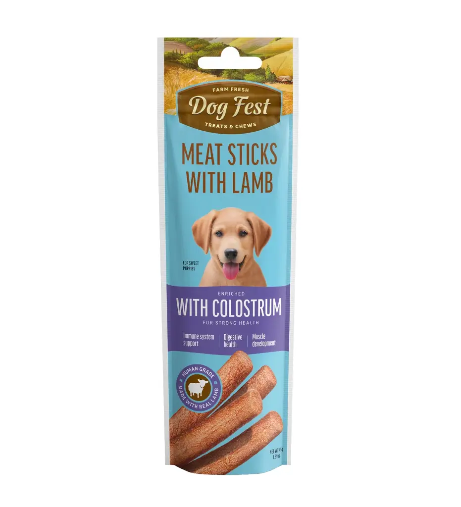 Dog Fest Lamb Stick With Colostrum 45g[Weight - 45g]