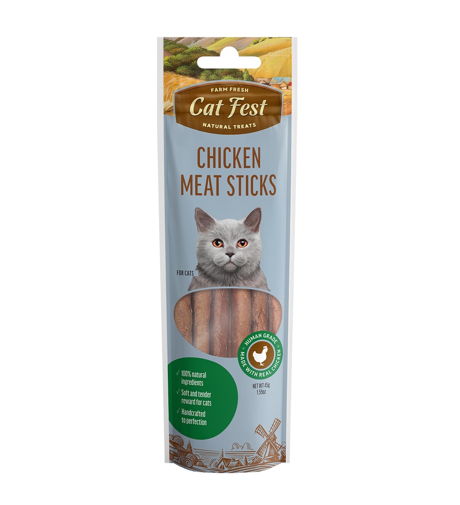 Cat Fest Meat Sticks Chicken For Cat[Weight - 45g]