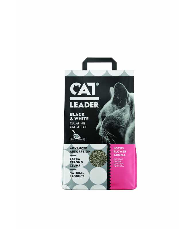 Geohellas Cat Leader Clumping Black&white OA Lotus Flower[Weight - 5kg]