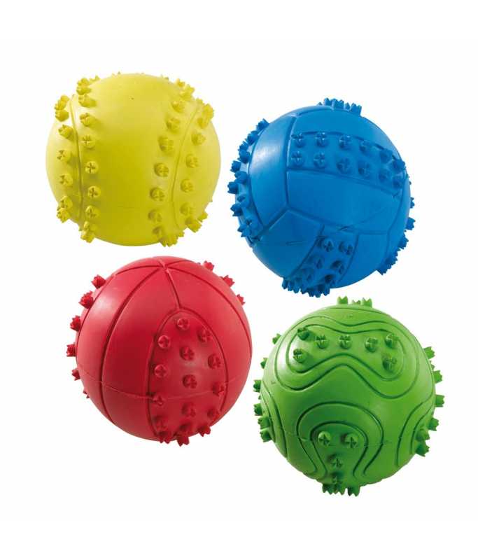 Ferplast Rubber Ball Dog Toy Ø6 cm (PA 5537), Mixed Colours