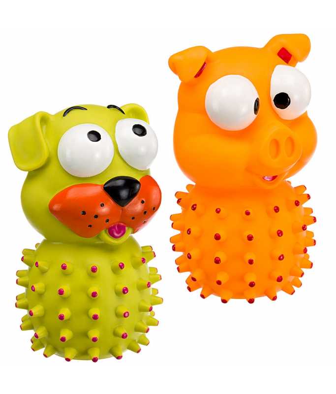 Ferplast Vinyl Squeaky Dog Toy (PA 6556) 8x8.6x h 13.6cm