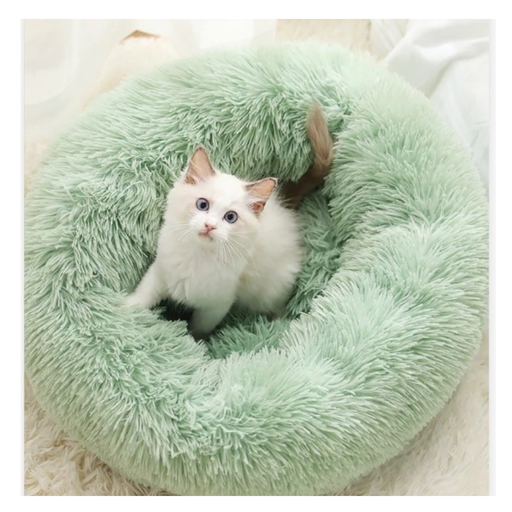 [2020111401570] Pado Pet Fluffy Donut Cushion - Green[Size - XL, Dimension - 70 x 20cm]