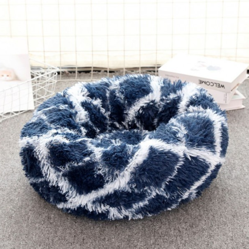 [2020111401662] Pado Pet Fluffy Donut Cushion - Pattern[Size - XL, Dimension - 70 x 20cm]