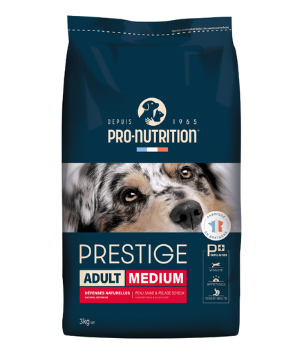 [203370C4] Pro Nutrition Prestige Dog Adult Medium 3Kg
