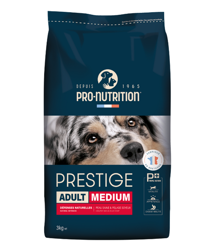 [203370C4] Pro nutrition Prestige Dog Adult Medium 3Kg