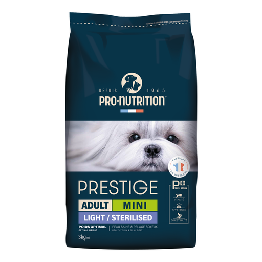 [203480C4] Pro nutrition Prestige Dog Adult Mini Light Sterilised 3Kg