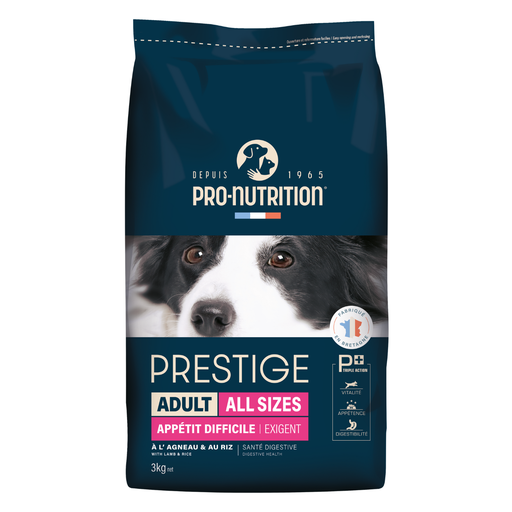 [203670C4] Pro nutrition Prestige Dog Adult All Size-Exigent (Digestive Health) 3Kg