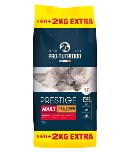 [203840] Pro nutrition Prestige Cat Adult Turkey 10+2Kg