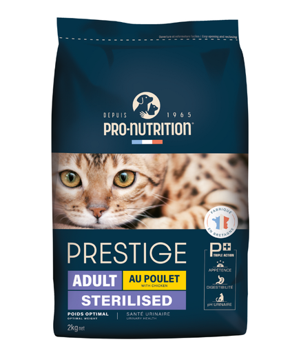 [203930C4] Pro nutrition Prestige Cat Adult Sterilised Chicken 2Kg