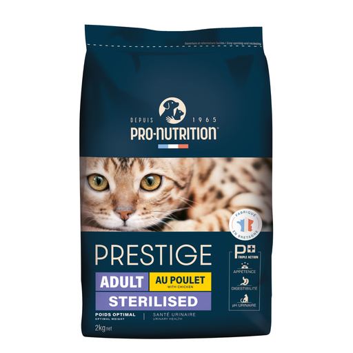 [203930C4] Pro nutrition Prestige Cat Adult Sterilised Chicken 2Kg