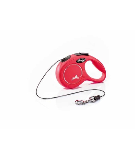 [4000498022405] Flexi New Classic XS Cord 3m, Red[Color - Maroon]
