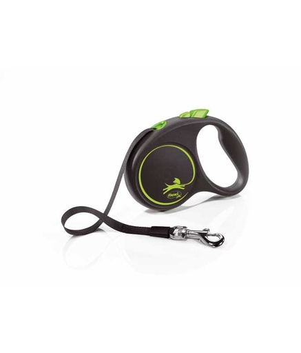 [4000498033920] Flexi Black Design S Tape 5m[Color - Green]