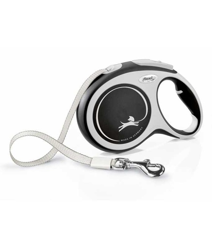 [4000498043820] Flexi New Comfort L Tape 8m[Color - Black]