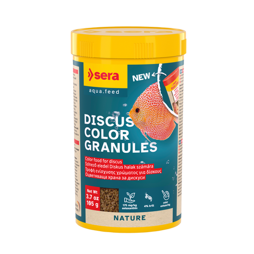 [SRN00334] Sera Discus Color Nature 105g (250ml)[Color - Maroon]