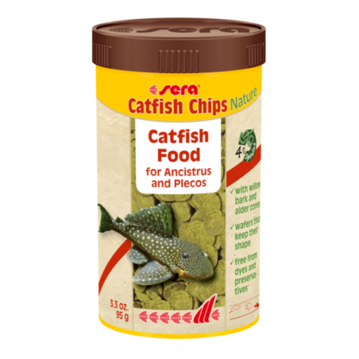 [SR	00511] Sera Catfish Chips Nature 250ml (95g)[Volume - 250ml, Weight - 95g]