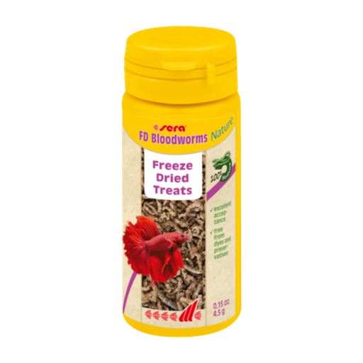 [SR01130] Sera FD Bloodworms Nature[Volume - 50ml, Weight - 4.5g]