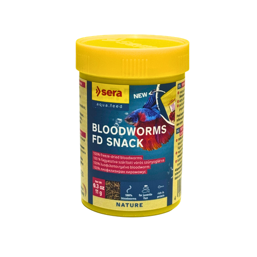 [SRN01140] Sera FD Bloodworms Nature[Volume - 100ml, Weight - 9 g]