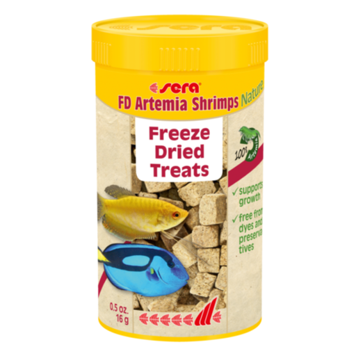 [SR01550] Sera FD Artemia Shrimps Nature Freeze Dried Treats[Volume - 250ml]