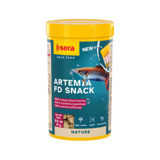 [SRN01550] Sera FD Artemia Shrimps Nature Freeze Dried Treats[Volume - 250ml]