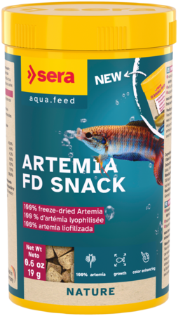[SRN01550] Sera FD Artemia Shrimps Nature Freeze Dried Treats[Volume - 250ml]