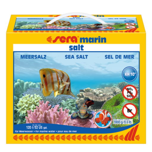 [SR05440] Sera Marin Salt For 120L[Weight - 3.9kg]