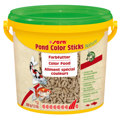 [4001942071574] Sera Pond Color Sticks Nature[Volume - 3800 ml, Weight - 600g]