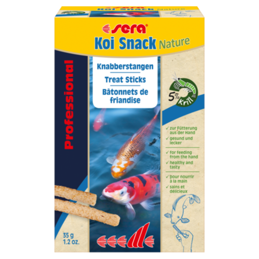 [SR07221] Sera Koi Snack Nature 35g (20 Count)[Count - 20, Weight - 35g]