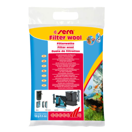 [SR08460] Sera FilterWool[Weight - 100g]